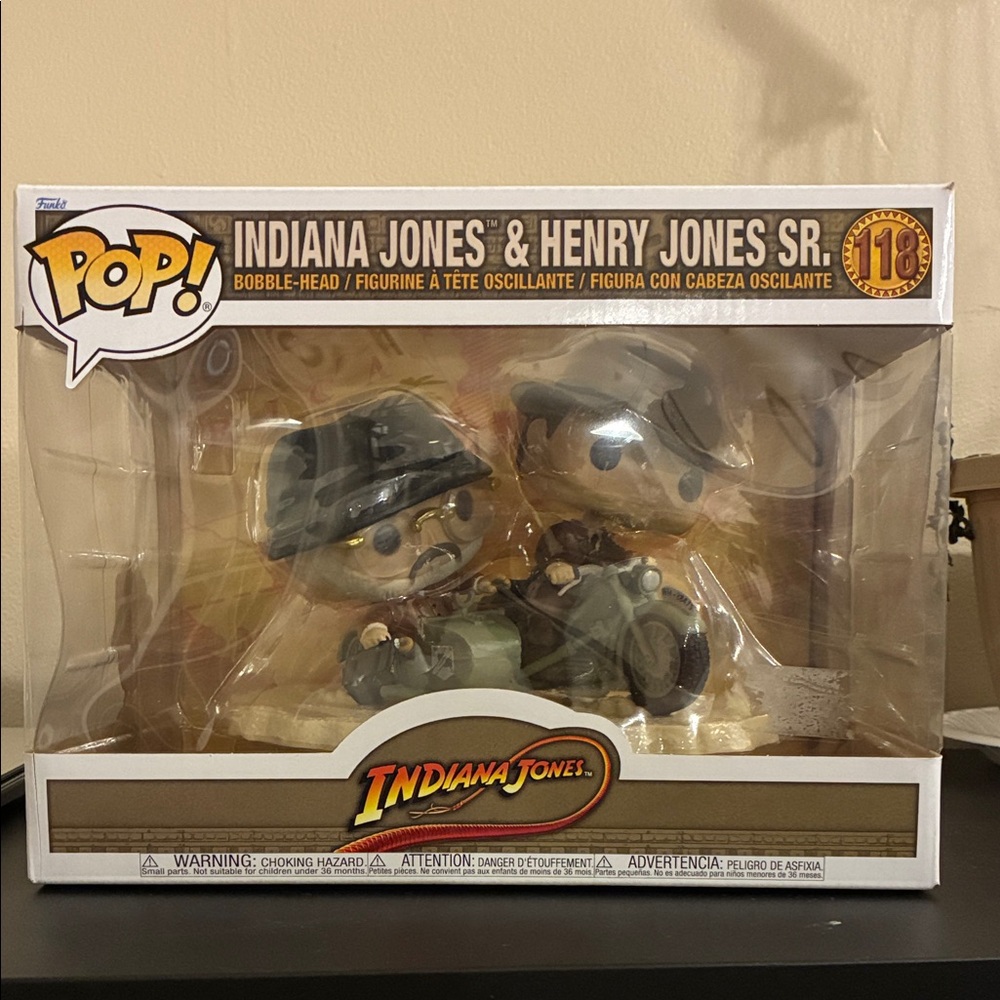 Funko Indiana Jones & Henry Jones Sr. Collectible Figures